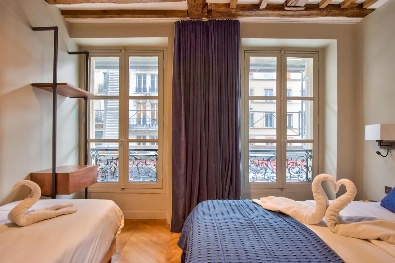 73 - Etienne Marcel Lägenhet Paris Exteriör bild